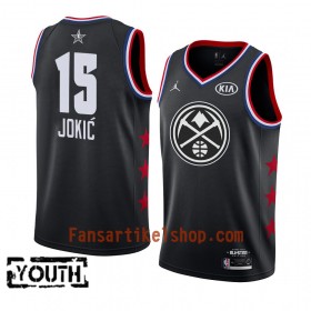 Denver Nuggets Trikot Nikola Jokic 15 2019 All-Star Jordan Brand Schwarz Swingman - Kinder